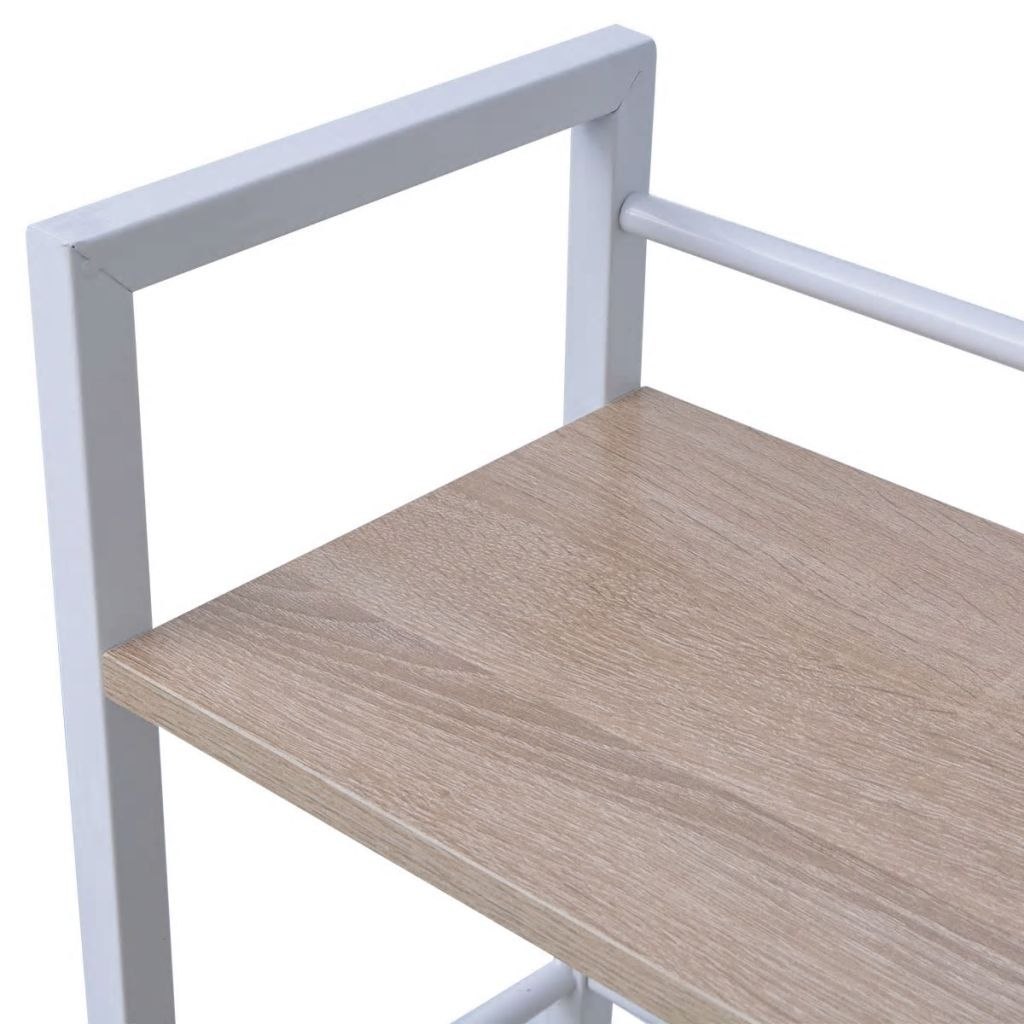 Emaga Biurko z 4 półkami, dąb